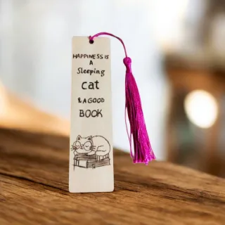 Punto de libro de madera personalizado