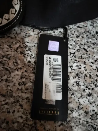 Cintura Just Cavalli Pelle Nera Made in Italy