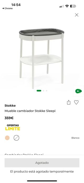 Cambiador Stokke Sleepi Blanco