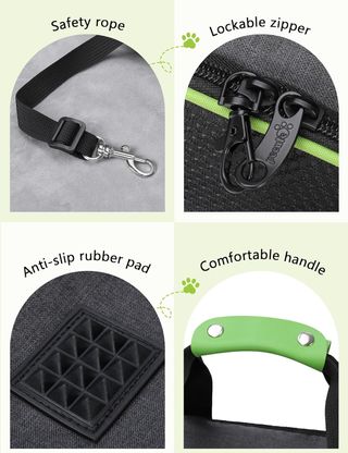 Pecute Transportin Gato con Colchón, Transportin P