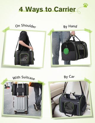 Pecute Transportin Gato con Colchón, Transportin P