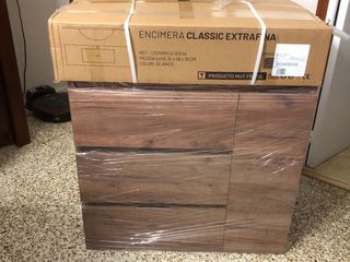 Mueble lavabo madera