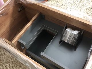 Mueble lavabo madera