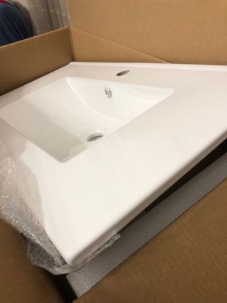 Mueble lavabo madera