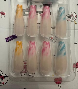 Unghie finte effetto sfumato