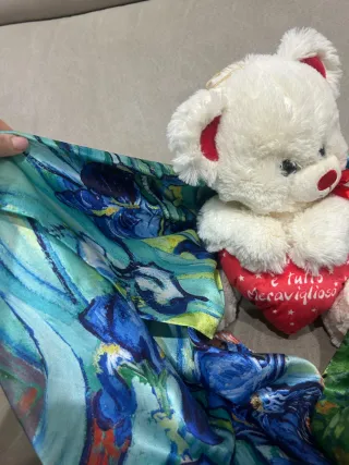 Set San Valentino Foulard nuovo 180x80