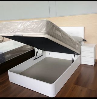 Colchón y canapé abatible