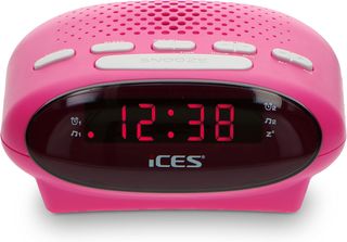 Ices ICR-210 White - Radio-réveil FM, tuner PLL-FM