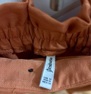 Pantalón fluido naranja