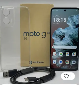 Motorola Moto G35 5G + Custodia e Cavo