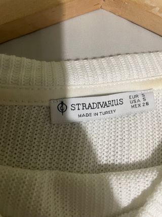 Jersey blanco de manga larga