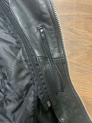 Chaqueta Biker Cuero AMI Talla XXL