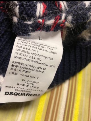 Jersey Dsquared2 cuello alto estampado