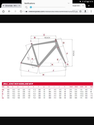 Bicicleta de carretera Eddy Merckx blockhaus 67