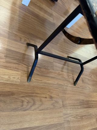 Mesa auxiliar plegable madera y metal