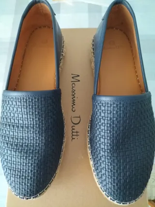 ZAPATILLAS DE PIEL MASSIMO DUTTI TOTALMENTE NUEVAS