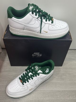 Nike Air Force 1 Blancas y Verdes