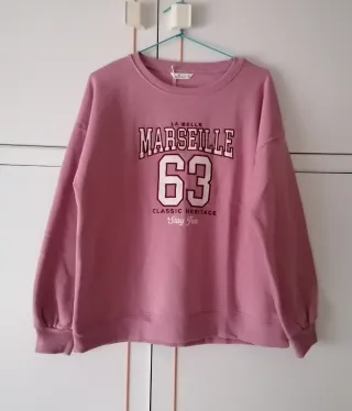 Sudadera Rosa "Marseille", Springfield