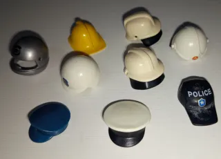 Lotes de cascos y gorras Playmobil