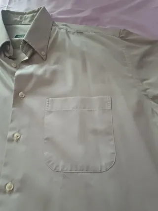 Camisa de vestir hombre beige BERTO