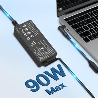 Cargador Universal Portátil 90W, Adaptador AC Comp