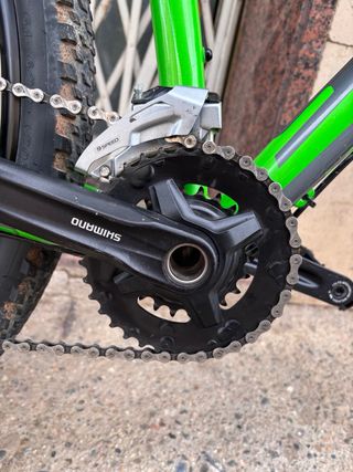 Bicicleta Scott Verde y Negra