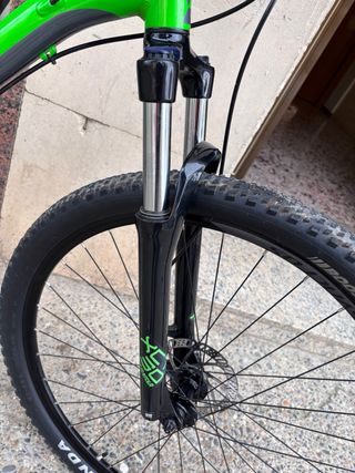 Bicicleta Scott Verde y Negra