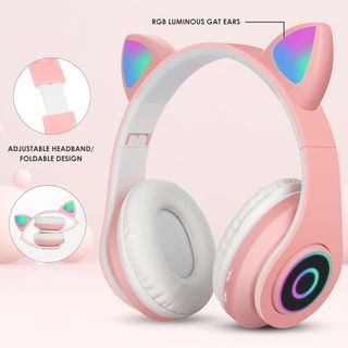 Sendowtek Auriculares Inalámbricos Niños Cascos Di