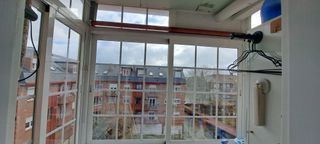 Cerramiento aluminio lacado blanco