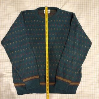 Jersey La Dame verde estampado floral talla M