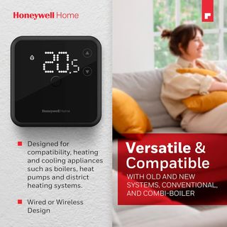Honeywell Home DT3 Termostato On/Off cableado, neg