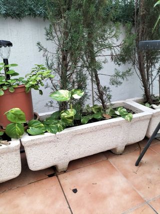 10 jardineras de granito piedra