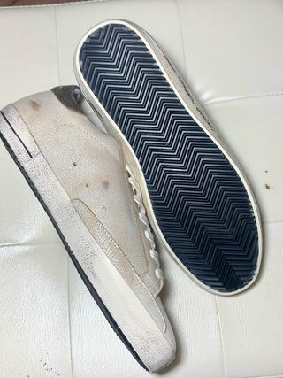 Golden Goose Sneakers Beige Nero