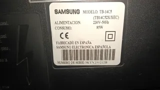 TV Samsung 14 CRT con VHS