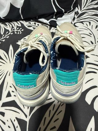 Zapatillas Victoria Beige y Rosa