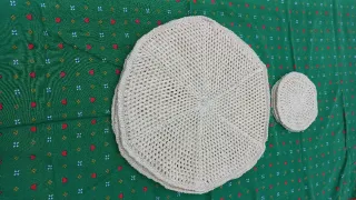 Set tovagliette e sottobicchieri uncinetto