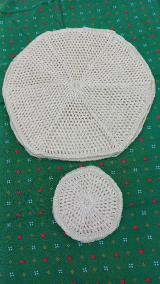 Set tovagliette e sottobicchieri uncinetto