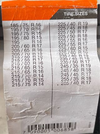 Cadenas de tela para nieve Autosock 685