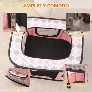 ALLSOPETS Parque para Perros y Gatos Plegable, Jau