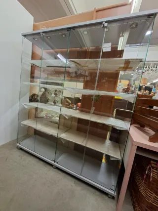 Vetrinetta Doppia Vetro e Metallo