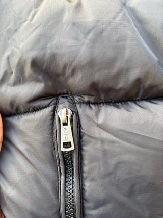 Abrigo Ralph Lauren Negro Logo Rojo Talla L