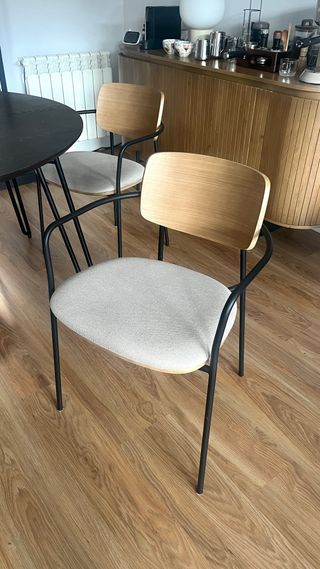 4 Sillas Kave Home De Temporada - Beige/Marrón