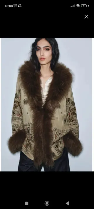 Kimono bordado S Zw collection zara