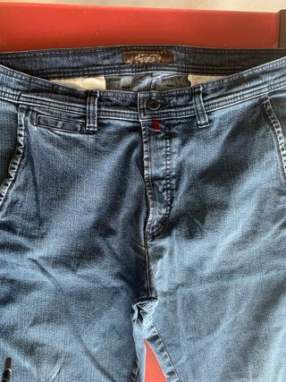 Pantalones Chinos Vaqueros Pierre Cardin Azul