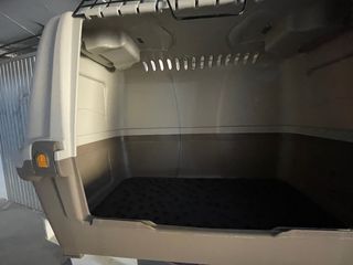 Transportín para mascotas beige y marrón