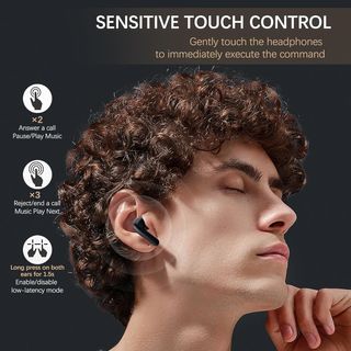 WEDETIAN Buds 4 Lite, Auriculares Inalambricos Blu