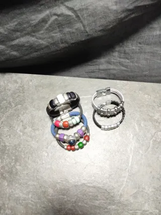 Lote 7 Pulseras Hombre Multicolor