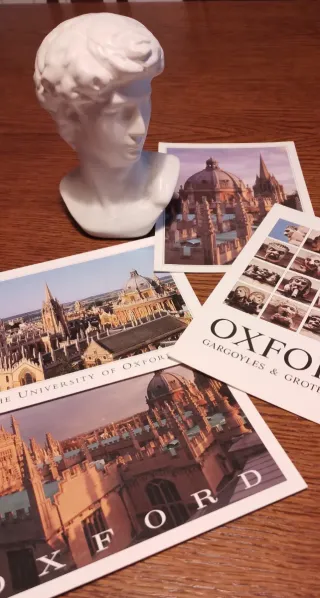 4 Postales Universidad Oxford