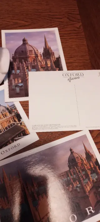 4 Postales Universidad Oxford