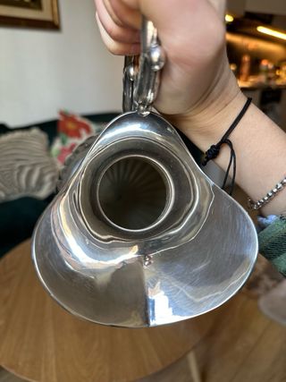 Jarra antigua alpaca plateada estilo clásico